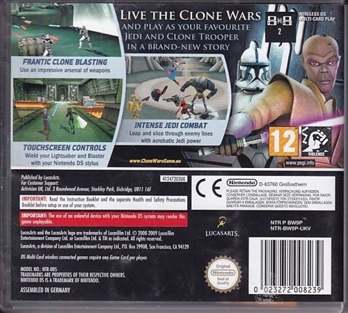 Star Wars the Clone Wars Republic Heroes - Nintendo DS (A Grade) (Genbrug)